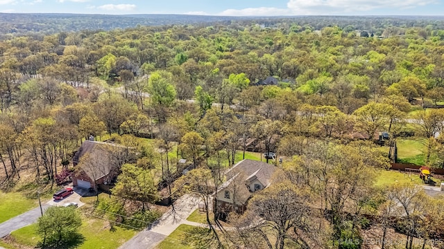 12916 E 181st St S, Bixby, OK 74008 - drone / aerial view of a forest