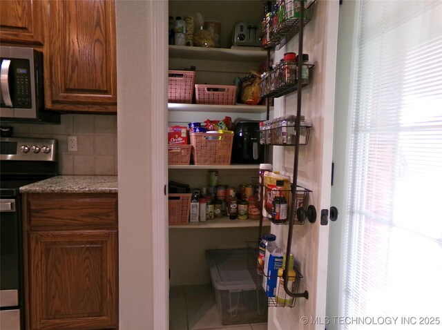view of pantry