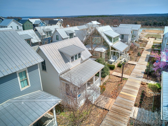 35 Boardwalk St Unit A, Carlton Landing, OK 74432 - aerial perspective of suburban area
