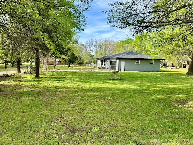 view of yard