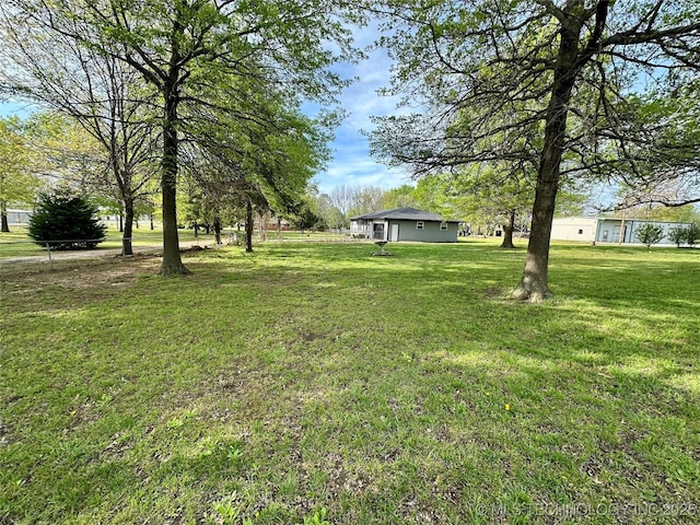 view of yard