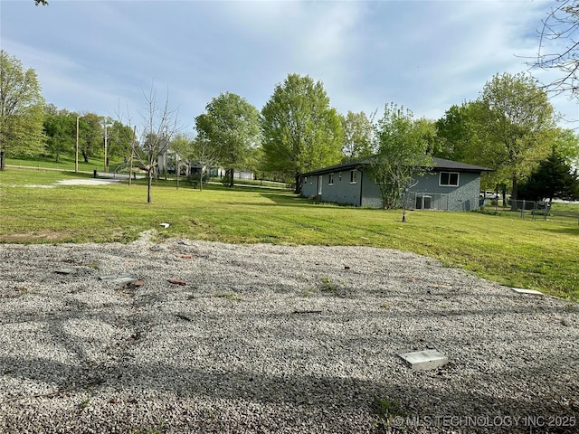 view of yard