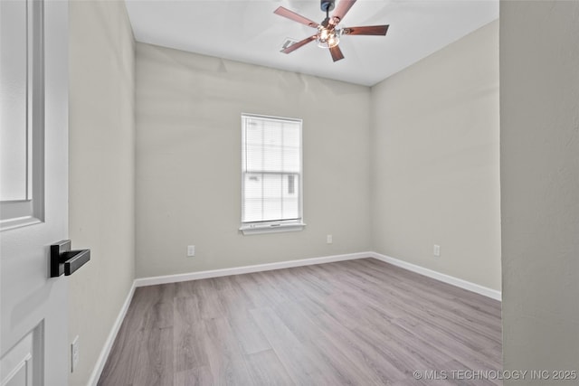 809 H NW, Ardmore, OK 73401 - spare room with wood finished floors and a ceiling fan