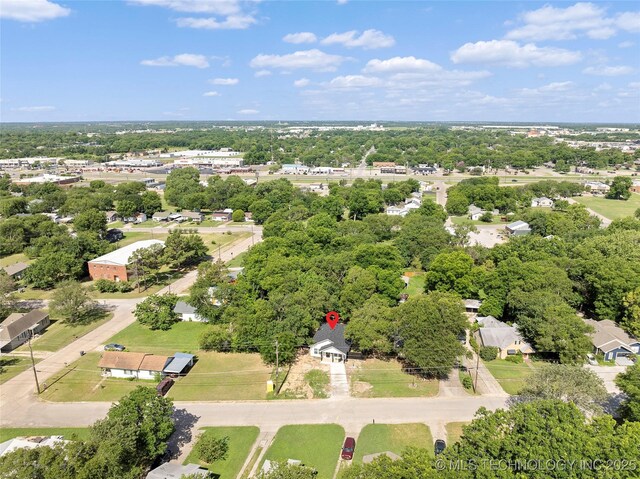 809 H NW, Ardmore, OK 73401 - bird's eye view of a tree filled landscape