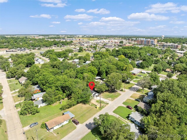 809 H NW, Ardmore, OK 73401 - aerial view of a tree filled landscape