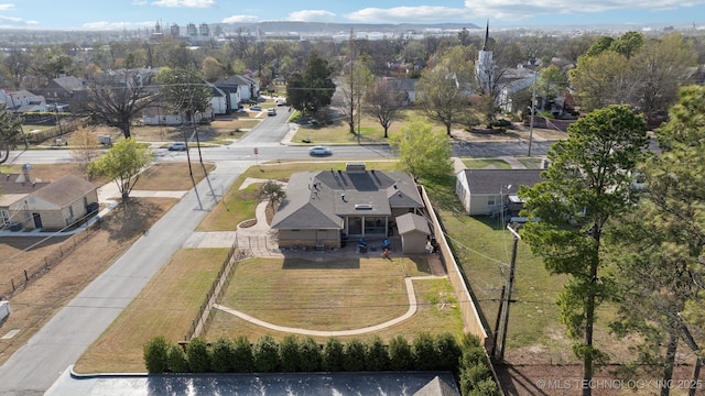 2947 S Peoria Ave, Tulsa, OK 74114 - birds eye view of property with a residential view