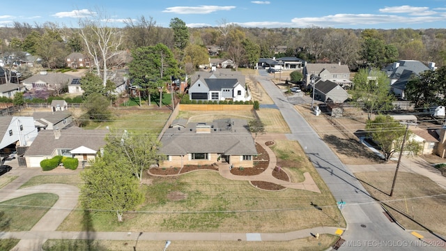 2947 S Peoria Ave, Tulsa, OK 74114 - drone / aerial view featuring a residential view