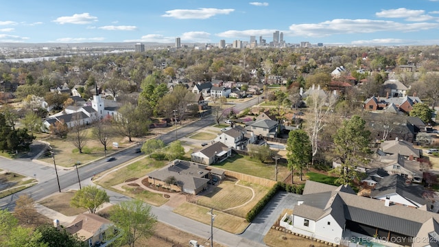 2947 S Peoria Ave, Tulsa, OK 74114 - bird's eye view featuring a residential view