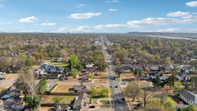 2947 S Peoria Ave, Tulsa, OK 74114 - bird's eye view with a residential view
