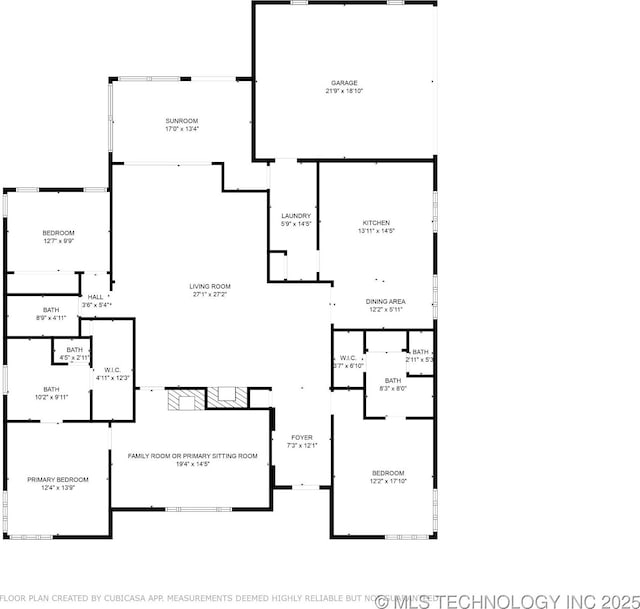 2947 S Peoria Ave, Tulsa, OK 74114 - floor plan