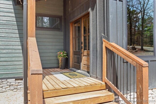 1739 NW 136th Rd, Wilburton, OK 74578 - view of wooden terrace