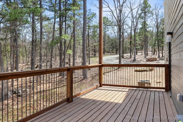 1739 NW 136th Rd, Wilburton, OK 74578 - view of wooden deck