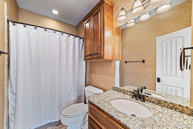 9931 N Chadford Rd, Owasso, OK 74055 - full bathroom featuring vanity and curtained shower