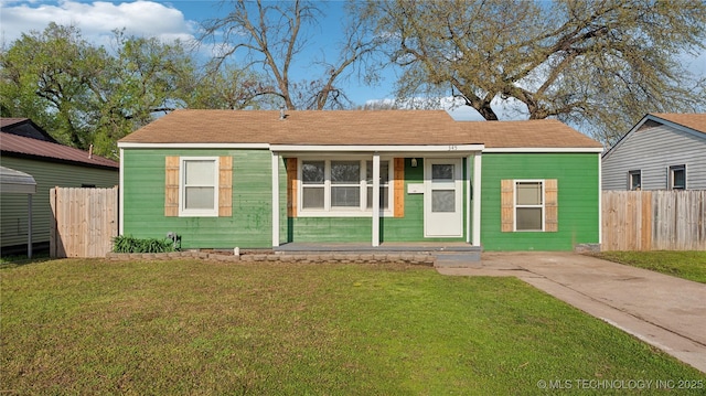 345 N Pine, Dewey, OK 74029 - bungalow-style home with covered porch