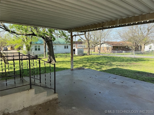 609 N E St, Mcalester, OK 74501 - view of patio featuring fence