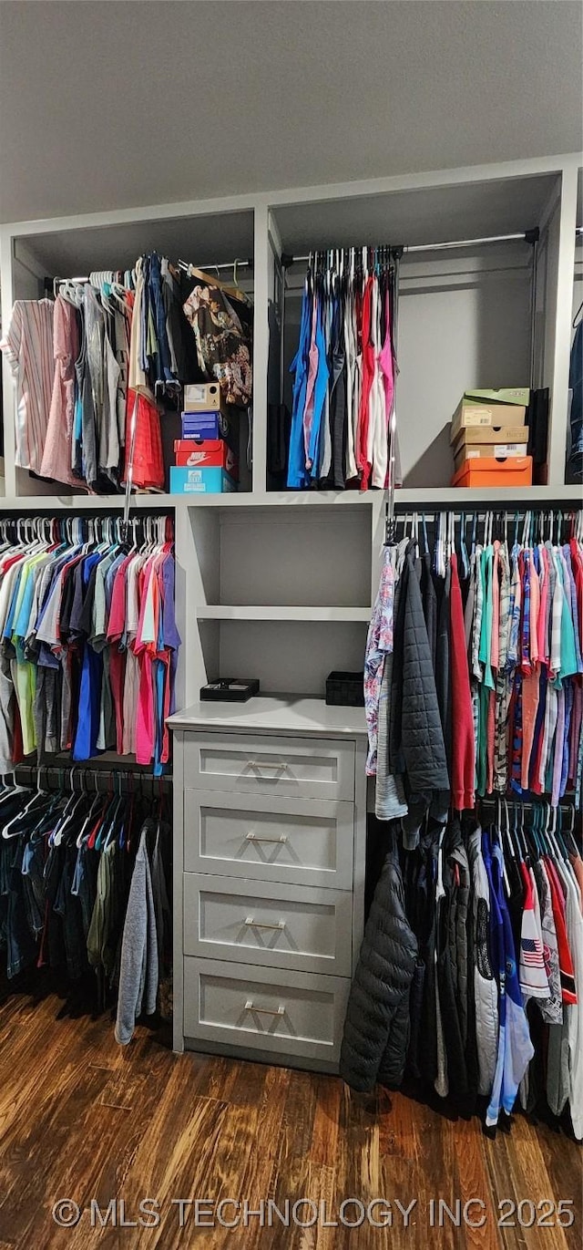 17078 S 11th W Ave, Glenpool, OK 74033 - spacious closet with wood finished floors