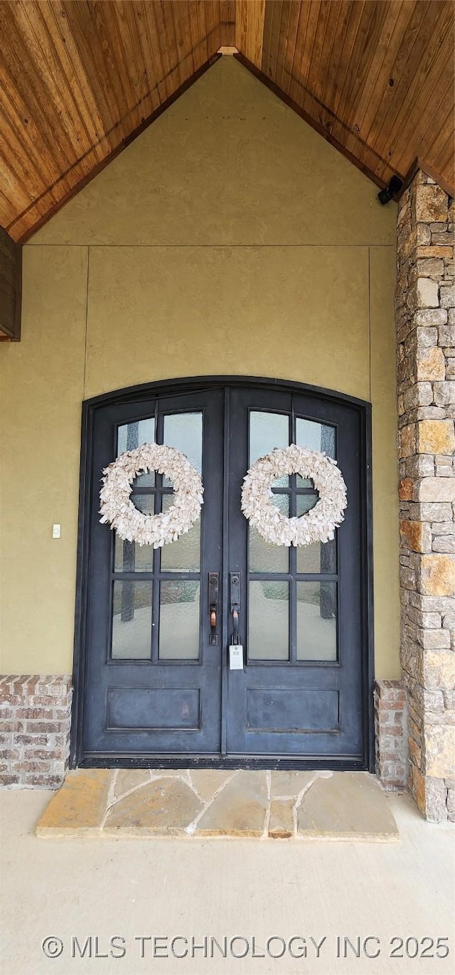 17078 S 11th W Ave, Glenpool, OK 74033 - entrance to property with stucco siding and stone siding