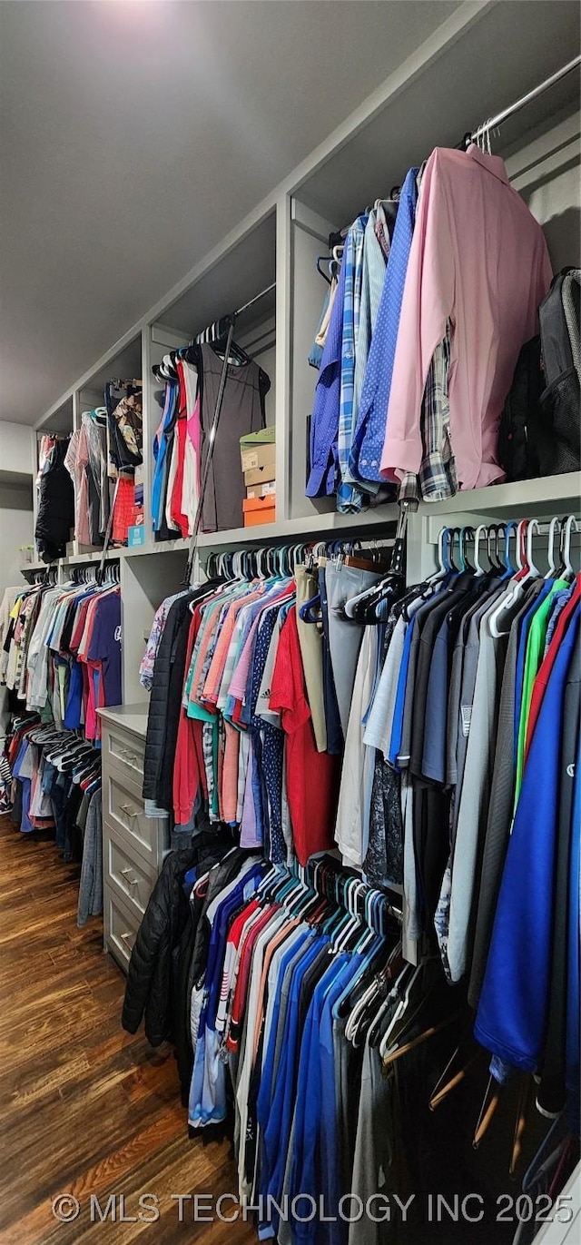 17078 S 11th W Ave, Glenpool, OK 74033 - spacious closet featuring wood finished floors