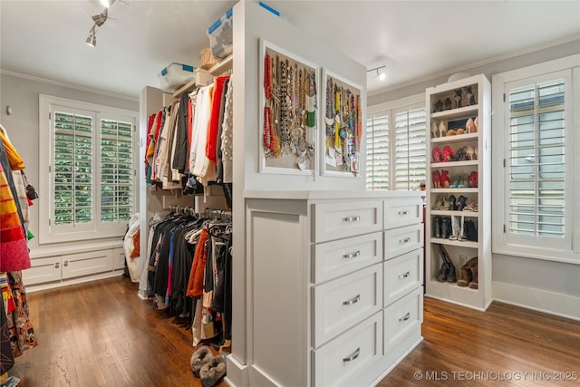 1225 E 18th St, Tulsa, OK 74120 - spacious closet with dark wood-type flooring
