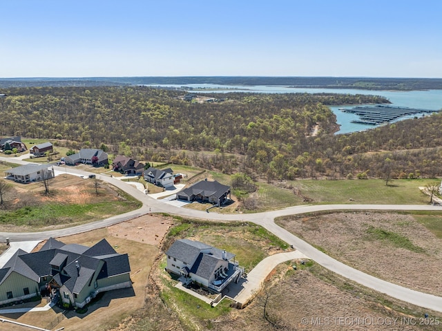 12255 Avalon Dr, Sperry, OK 74073 - aerial view of a nearby body of water and a forest