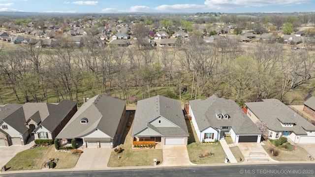 3306 Harbour Town Pl, Claremore, OK 74019 - drone / aerial view with a residential view