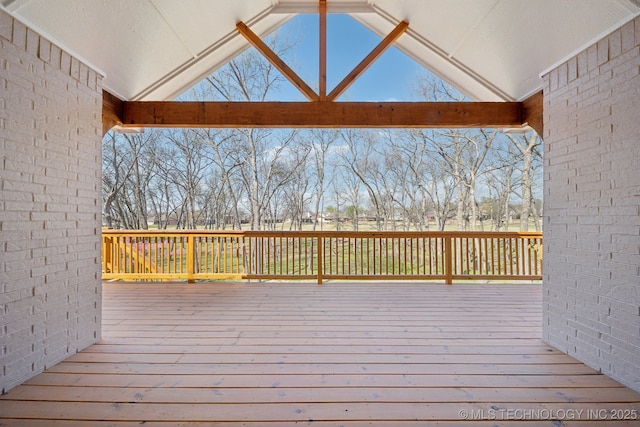 3306 Harbour Town Pl, Claremore, OK 74019 - view of wooden deck