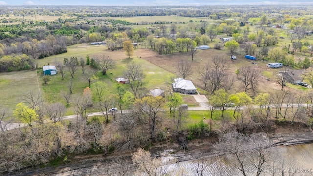 9839 N Lewis Ave, Sperry, OK 74073 - aerial view with a rural view