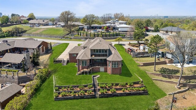 6673 E 60th Pl, Tulsa, OK 74145 - aerial perspective of suburban area