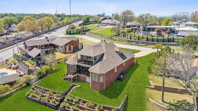 6673 E 60th Pl, Tulsa, OK 74145 - aerial perspective of suburban area