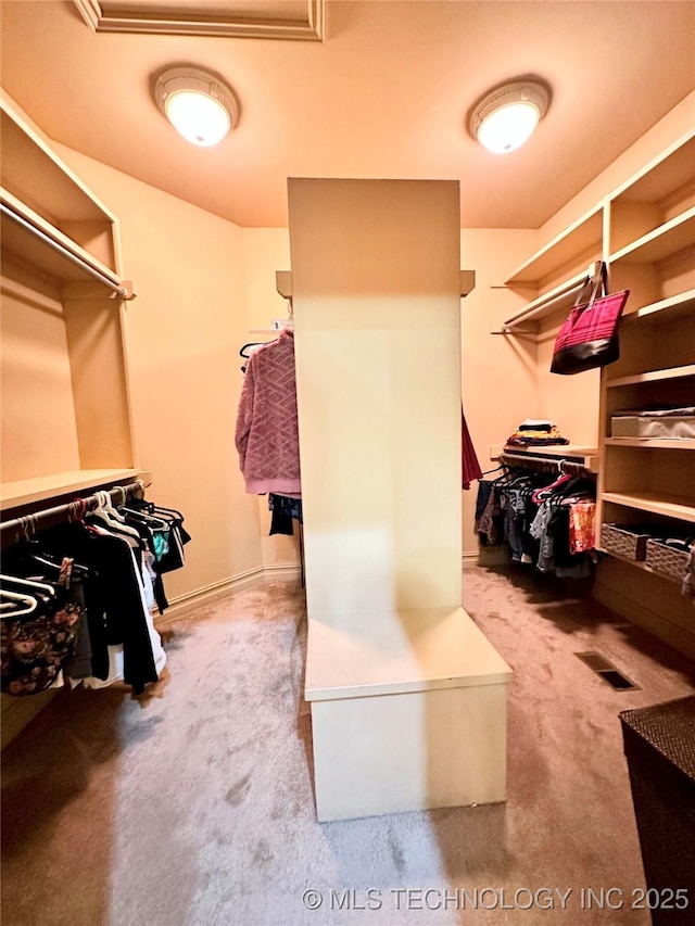 10213 S 88th E Ave, Tulsa, OK 74133 - spacious closet featuring carpet floors