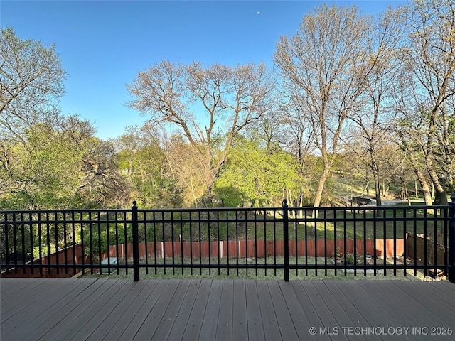 view of deck