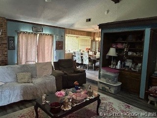 901 S Anthony St, Muskogee, OK 74403 - living room with wood finished floors
