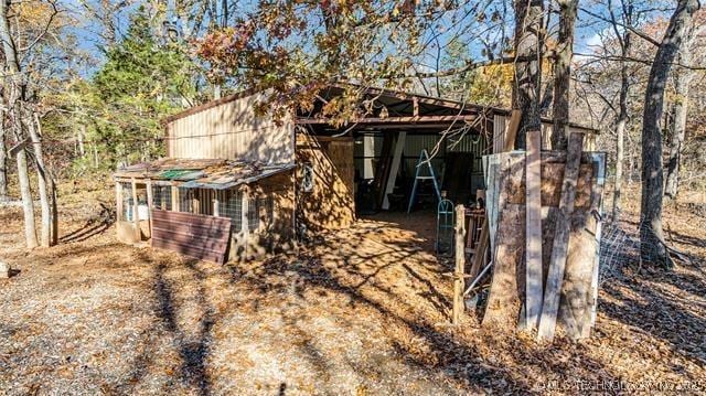 13760 SW Wilderness, Kingston, OK 73439 - view of pole building