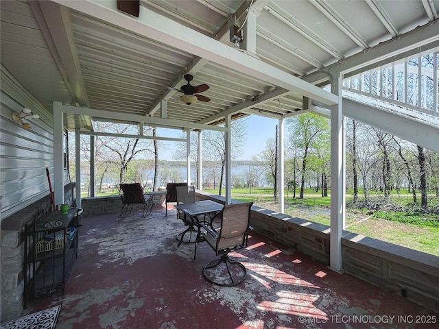 72036 S 324th Rd, Wagoner, OK 74467 - sunroom / solarium with a ceiling fan and healthy amount of natural light