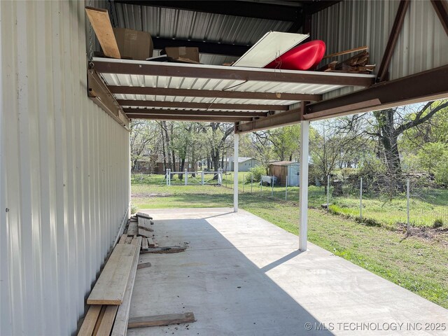 72036 S 324th Rd, Wagoner, OK 74467 - view of patio featuring a shed and an outdoor structure