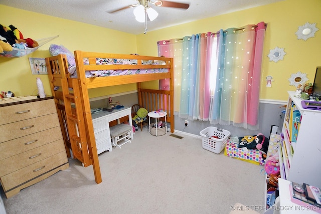 bedroom with carpet floors