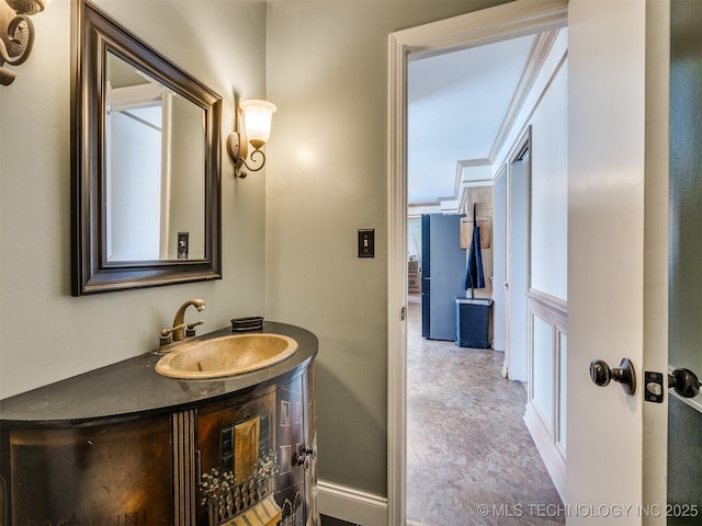 614 Oak Ridge Dr, Sand Springs, OK 74063 - bathroom featuring vanity