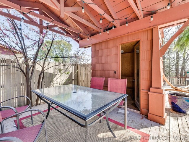 614 Oak Ridge Dr, Sand Springs, OK 74063 - view of patio with outdoor dining area