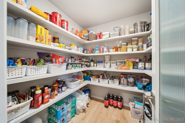 view of pantry