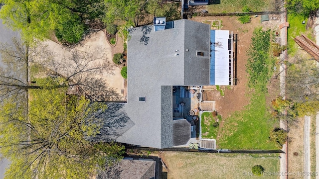 6109 E 77th St, Tulsa, OK 74136 - view from above of property
