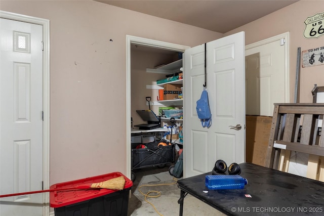view of closet