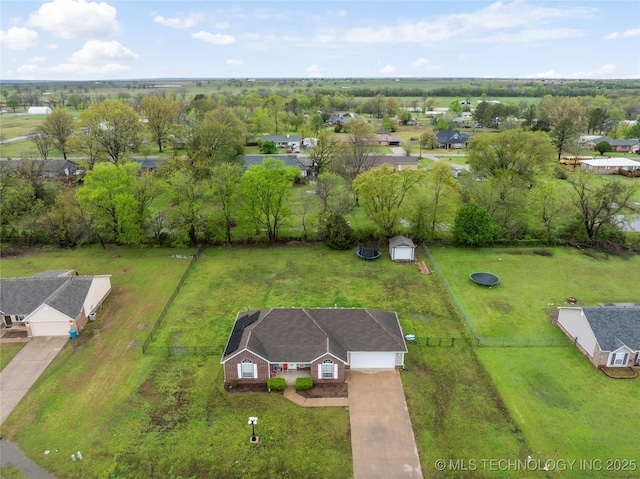 drone / aerial view