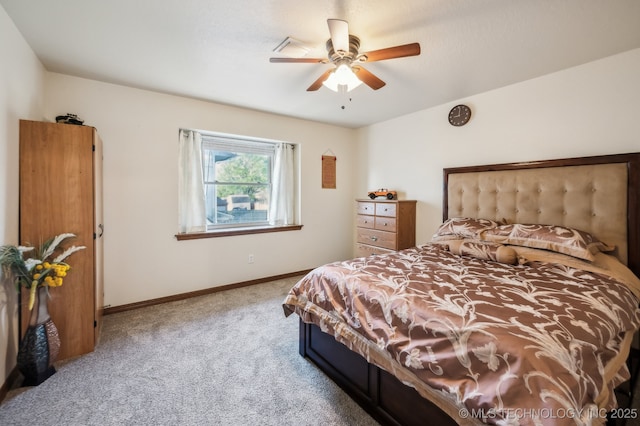 1604 S Chestnut Ave, Broken Arrow, OK 74012 - bedroom with carpet floors and ceiling fan