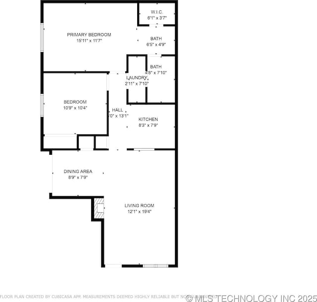 11024 E 15th St, Tulsa, OK 74128 - room layout