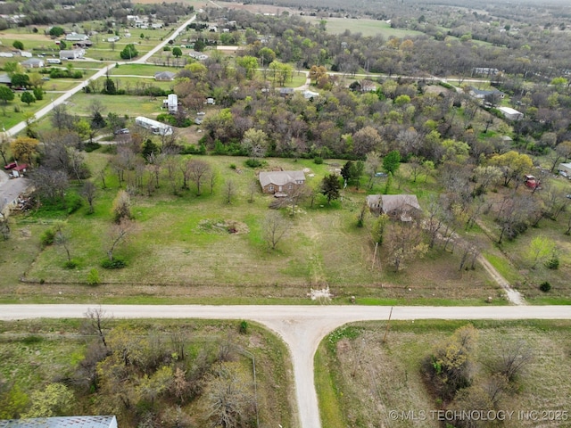 15338 S Brewster Rd, Mounds, OK 74047 - aerial view with a rural view
