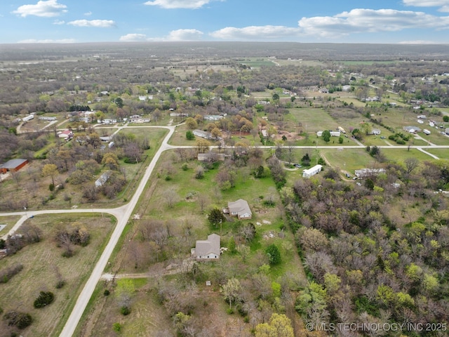 15338 S Brewster Rd, Mounds, OK 74047 - bird's eye view