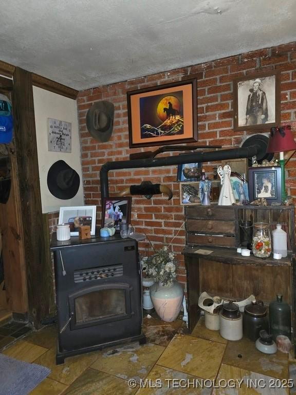 6750 Meridian Rd, Ardmore, OK 73401 - detailed view of a wood stove