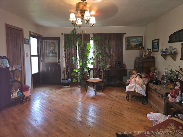 6750 Meridian Rd, Ardmore, OK 73401 - entryway featuring hardwood / wood-style flooring