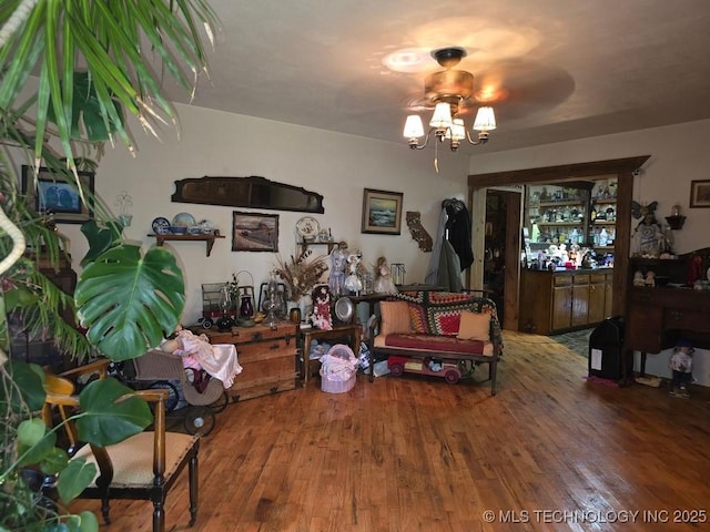 6750 Meridian Rd, Ardmore, OK 73401 - dining space with wood-type flooring and a ceiling fan