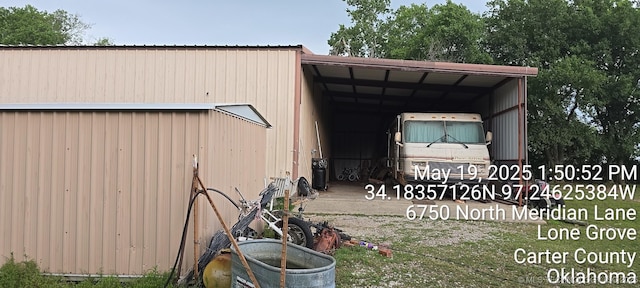 6750 Meridian Rd, Ardmore, OK 73401 - view of pole building